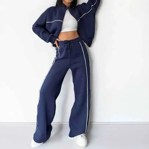 Women's Thick Autumn Two Piece Tracksuit Set | TeenStylo — TeenStylo