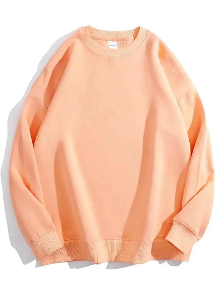 Oversized Green Mint Sweatshirt For Women Basic Winter Warm Fleece Lined Option TeenStylo