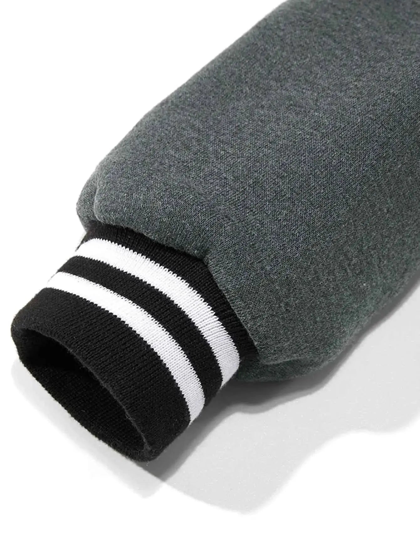 Couple Baseball Uniform Jacket For Men Long Sleeve Polyester Black White Casual Sportswear Sizes S To 5XL