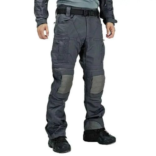 Waterproof Tactical Cargo Pants For Men Outdoor Multi Pocket Hiking Wear Resistant Military Style Trousers