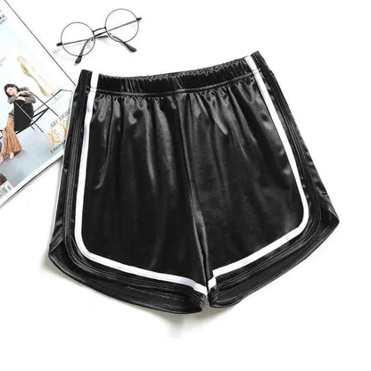 Summer Women Sleep Shorts Satin Pajama Shorts For Women Y2K Style Pajama Pants Satin Bottoms Pyjama