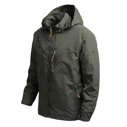 Men Winter Jacket Waterproof Hooded Windbreaker For Hiking Camping Outdoor Outerwear 2024