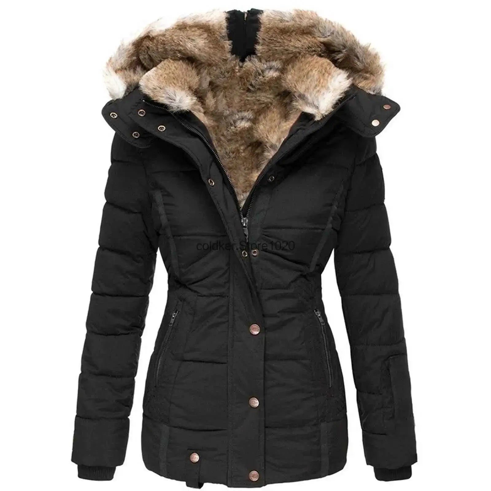 Women Padded Cotton Jacket Thick Casual Winter Parka for Cold Weather S5XL TeenStylo