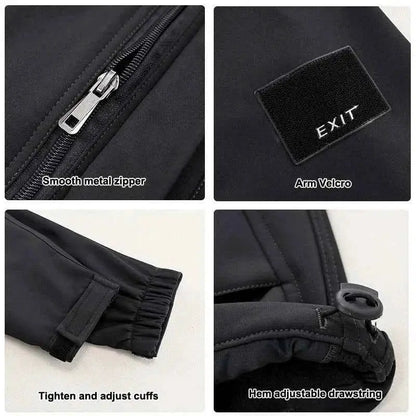 Men Winter Autumn Tracksuit 2 Piece Set Jacket And Pants Sportswear Sweat Suit Brand Fashion