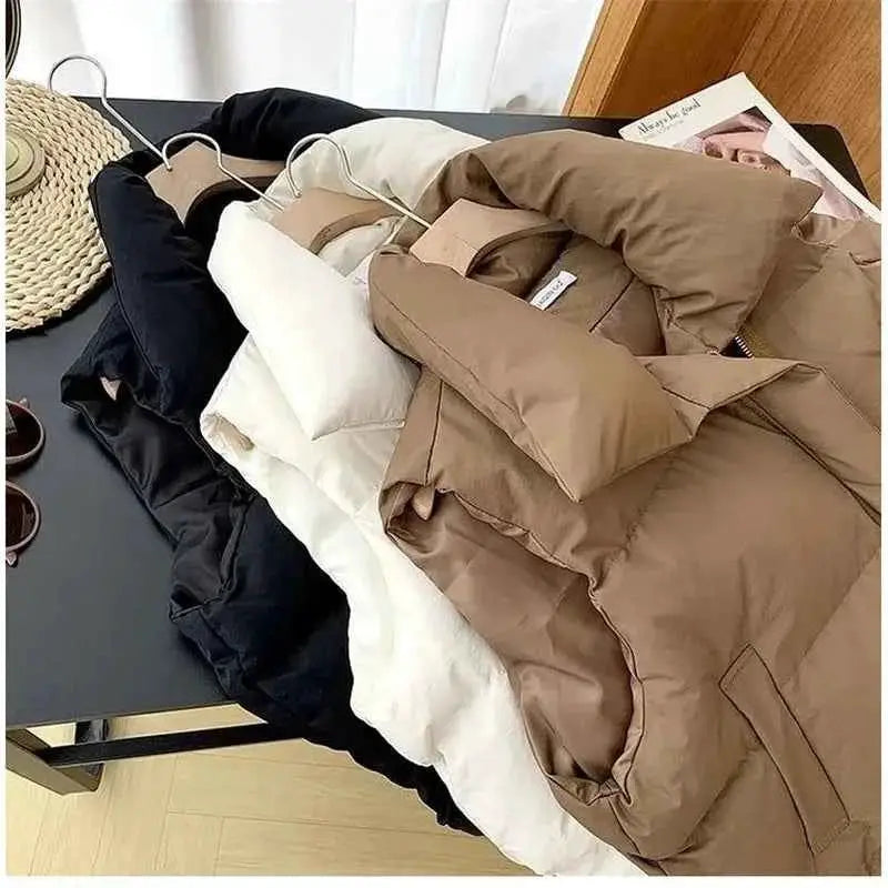 Winter Warm Cropped Vest Jackets For Teens By TeenStylo Soft Fleece Lined Puffer Outerwear