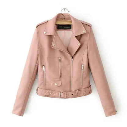 Fall New Style Slim Fit Zipper Embroidered Suede Jacket For Women Short Style Leather Coat