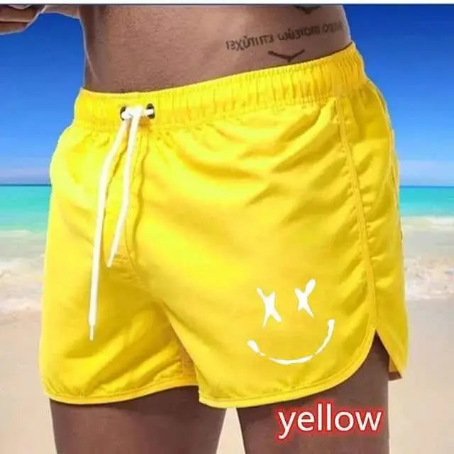 Summer Mens Quick Dry Swim Trunks Board Shorts With Pockets Drawstring Beach Surfing Bathing Suit Breathable