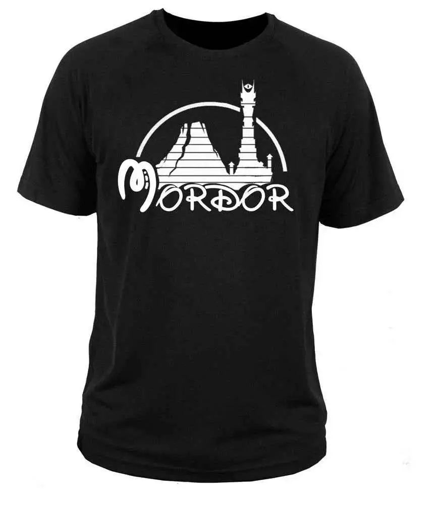 Custom Lord Of The Rings Mordor Tee For Men Oversized Big And Tall T Shirt Tolkien Inspired Streetwear