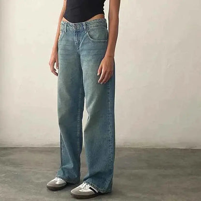 Women Loose High Waist Straight Leg Pants For Casual Everyday Wear By TeenStylo Comfortable Fit And Easy Movement