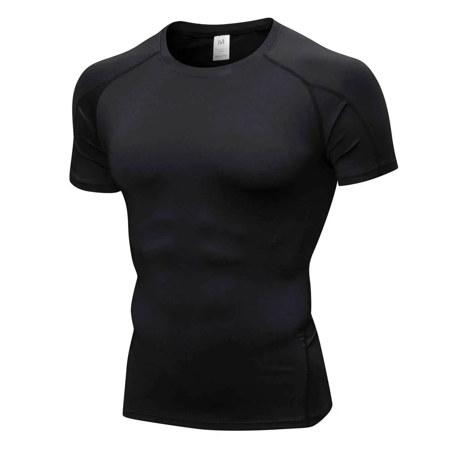 Men Quick Dry Compression Shirt For Workout Athletes Base Layer Undershirt For Running Basketball Training