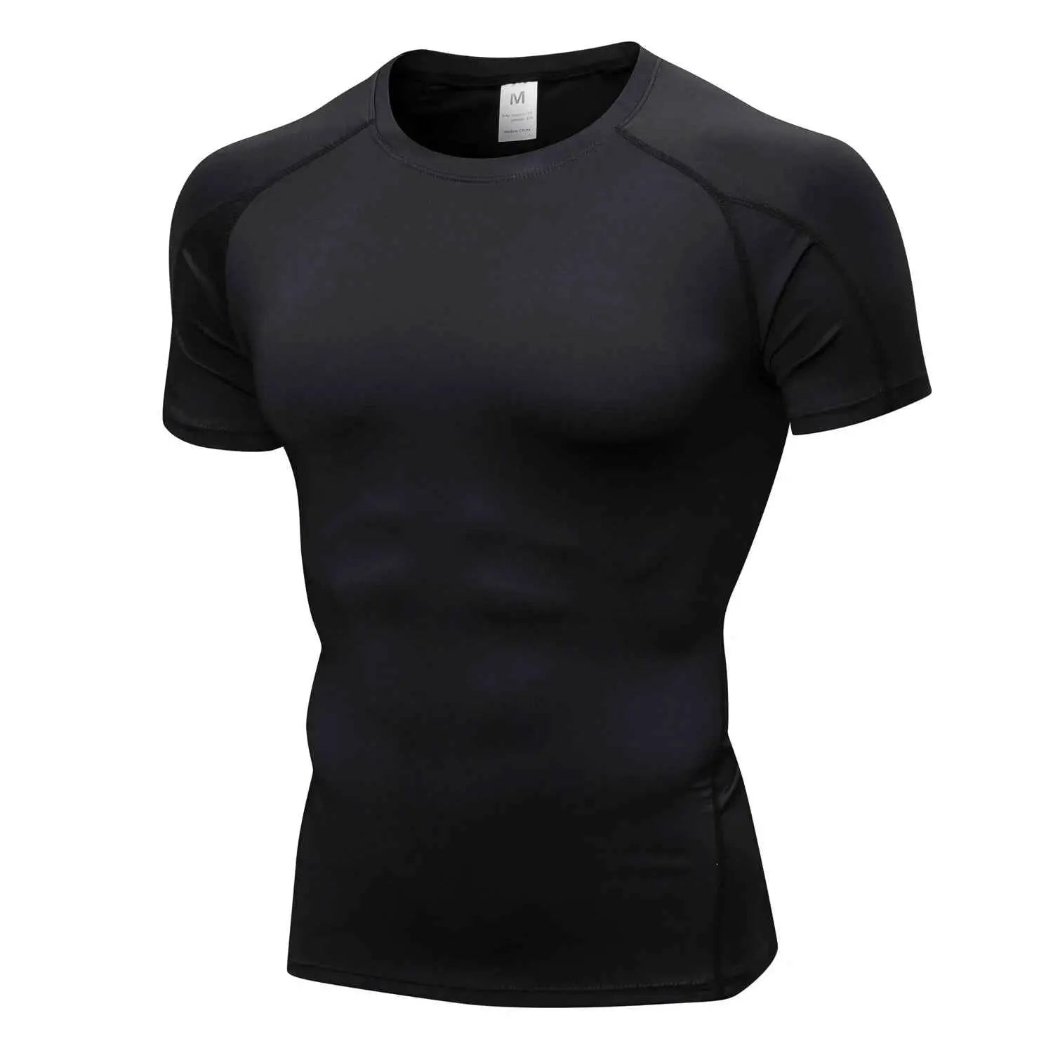 Men Quick Dry Compression Shirt For Workout Athletes Base Layer Undershirt For Running Basketball Training