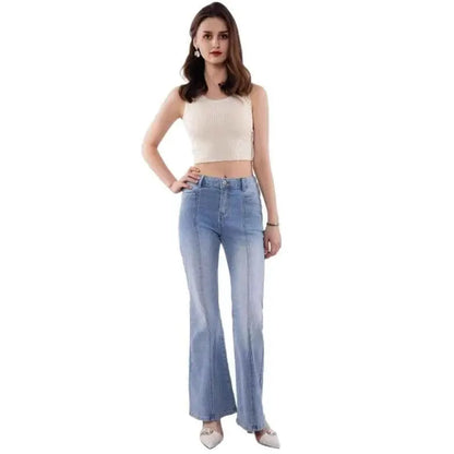 Denim Pants For Women Wide Leg Jeans High Rise Comfort Fit Soft Stretch Fabric Everyday Wear TeenStylo