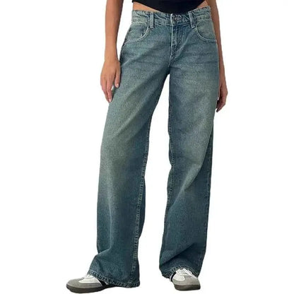 Women Loose High Waist Straight Leg Pants For Casual Everyday Wear By TeenStylo Comfortable Fit And Easy Movement