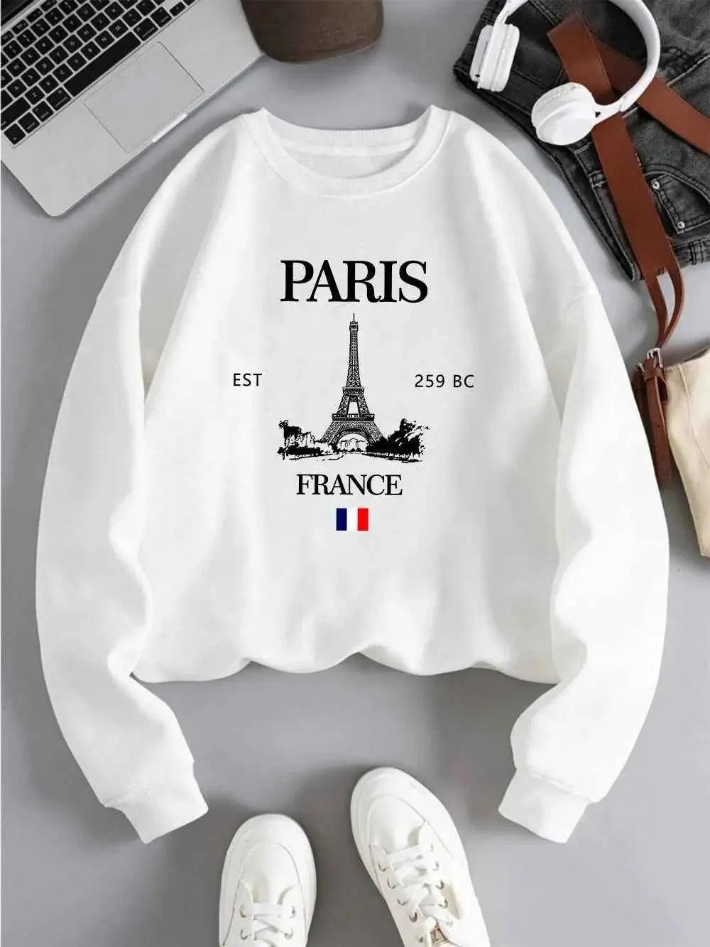 Paris France Eiffel Tower Hoodie Unisex Sweatshirt For Women Men Casual Wear Size S To 2XL TeenStylo