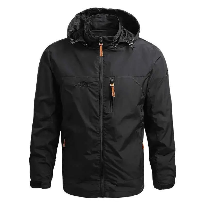 Men Winter Jacket Waterproof Hooded Windbreaker For Hiking Camping Outdoor Outerwear 2024