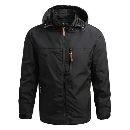 Men Winter Jacket Waterproof Hooded Windbreaker For Hiking Camping Outdoor Outerwear 2024