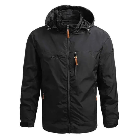 Men Winter Jacket Waterproof Hooded Windbreaker For Hiking Camping Outdoor Outerwear 2024