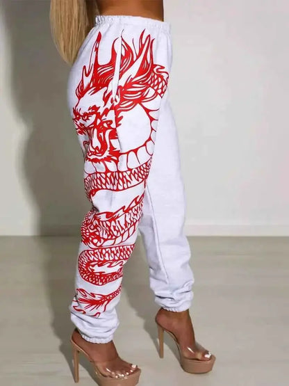 Women Elastic Waist Sports Casual Harem Pants Ankle Length High Street Style Activewear By TeenStylo