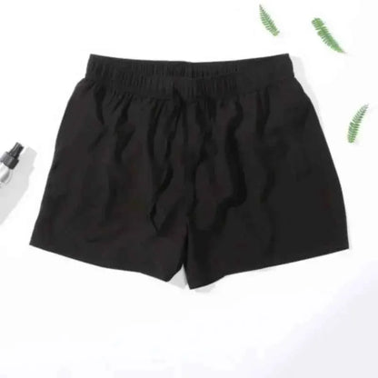 Men Running Cargo Shorts Quick Dry Beach Trousers Sports Short Pants Elastic Waist Joggers For Training And Casual Wear