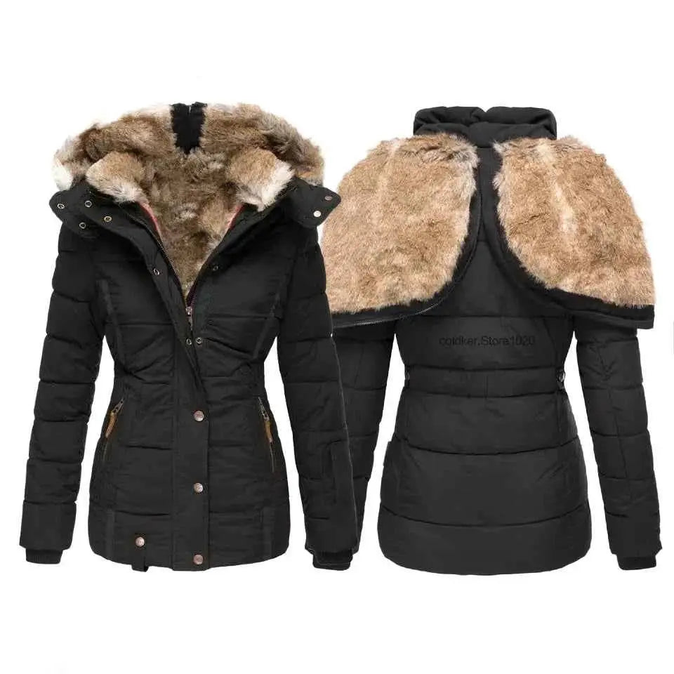 Women Padded Cotton Jacket Thick Casual Winter Parka for Cold Weather S5XL TeenStylo