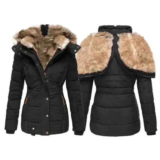 Women Padded Cotton Jacket Thick Casual Winter Parka for Cold Weather S5XL TeenStylo