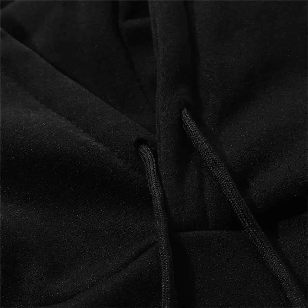 Mens Tracksuit Hooded Pullover And Sweatpants 2 Piece Sports Set Fleece Jogger Casual Streetwear