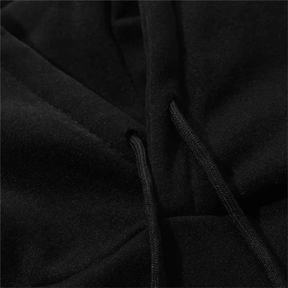 Mens Tracksuit Hooded Pullover And Sweatpants 2 Piece Sports Set Fleece Jogger Casual Streetwear