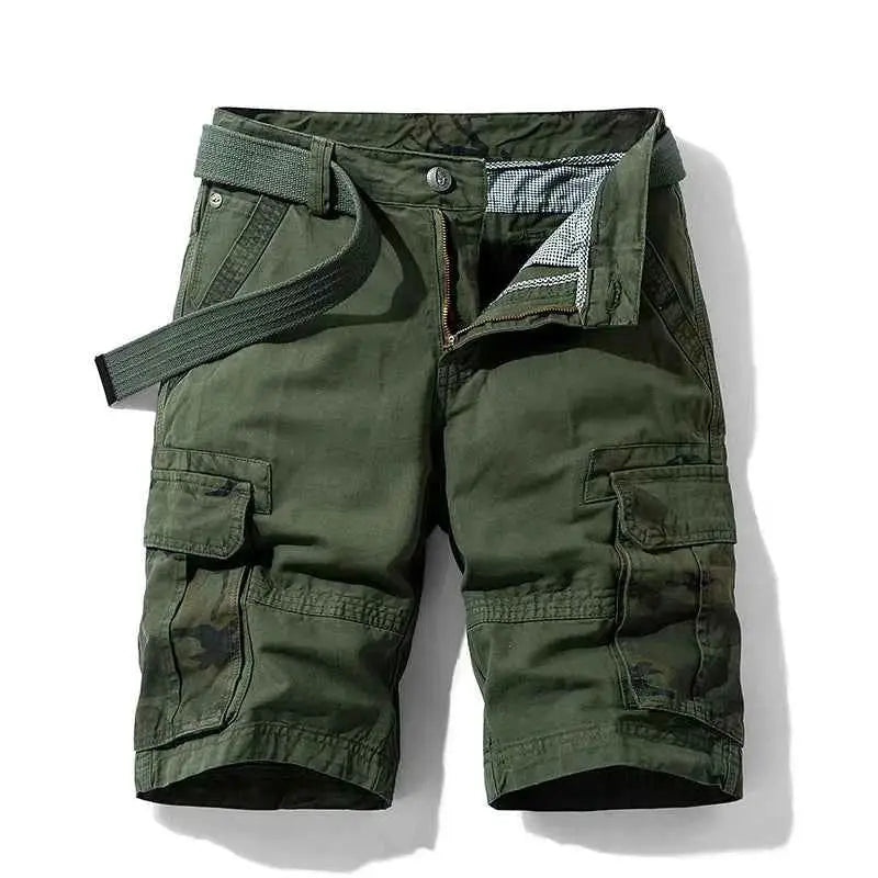 New Summer Men Cargo Camouflage Shorts Cotton Beach Multi Pocket Casual Jogger Shorts For Spring Dropshipping