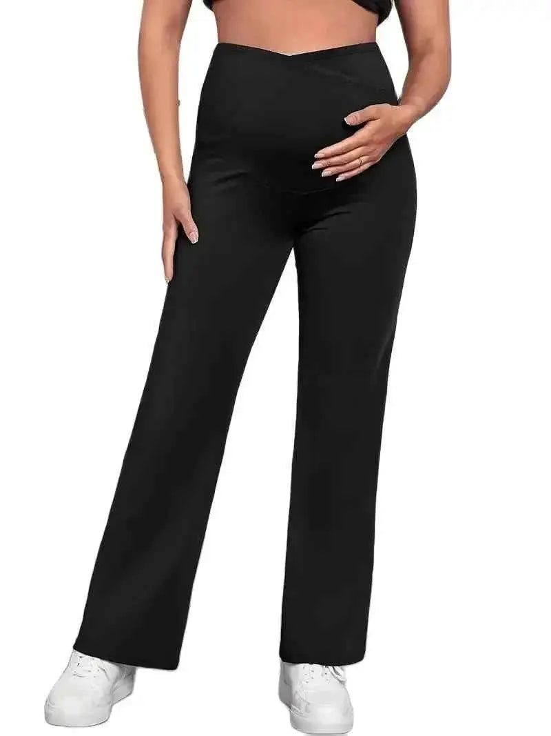 Sports Casual Maternity Pants For Pregnant Women Thin Belly Design Spring Autumn Breathable Pregnancy Trousers