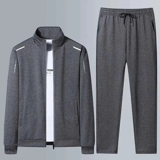 Mens Fashion Workout Jogging Sportswear 2 Piece Sets Running Jacket Sweatpants Cycling Tracksuit 2025 Sportswear