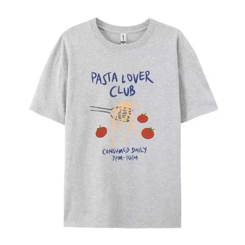 Women Retro Graphic Tee Fruit Print Crew Neck Short Sleeve T Shirt Unisex Oversized Harajuku Y2K Streetwear