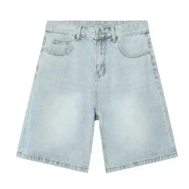 Summer Denim Shorts For Men Loose Fit Korean Style Asian Size TeenStylo Casual Everyday Wear