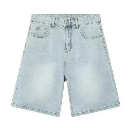 Summer Denim Shorts For Men Loose Fit Korean Style Asian Size TeenStylo Casual Everyday Wear