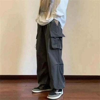 Women Cargo Pants Loose Fit Joggers Boyfriend Style Streetwear Hip Hop Trousers Casual