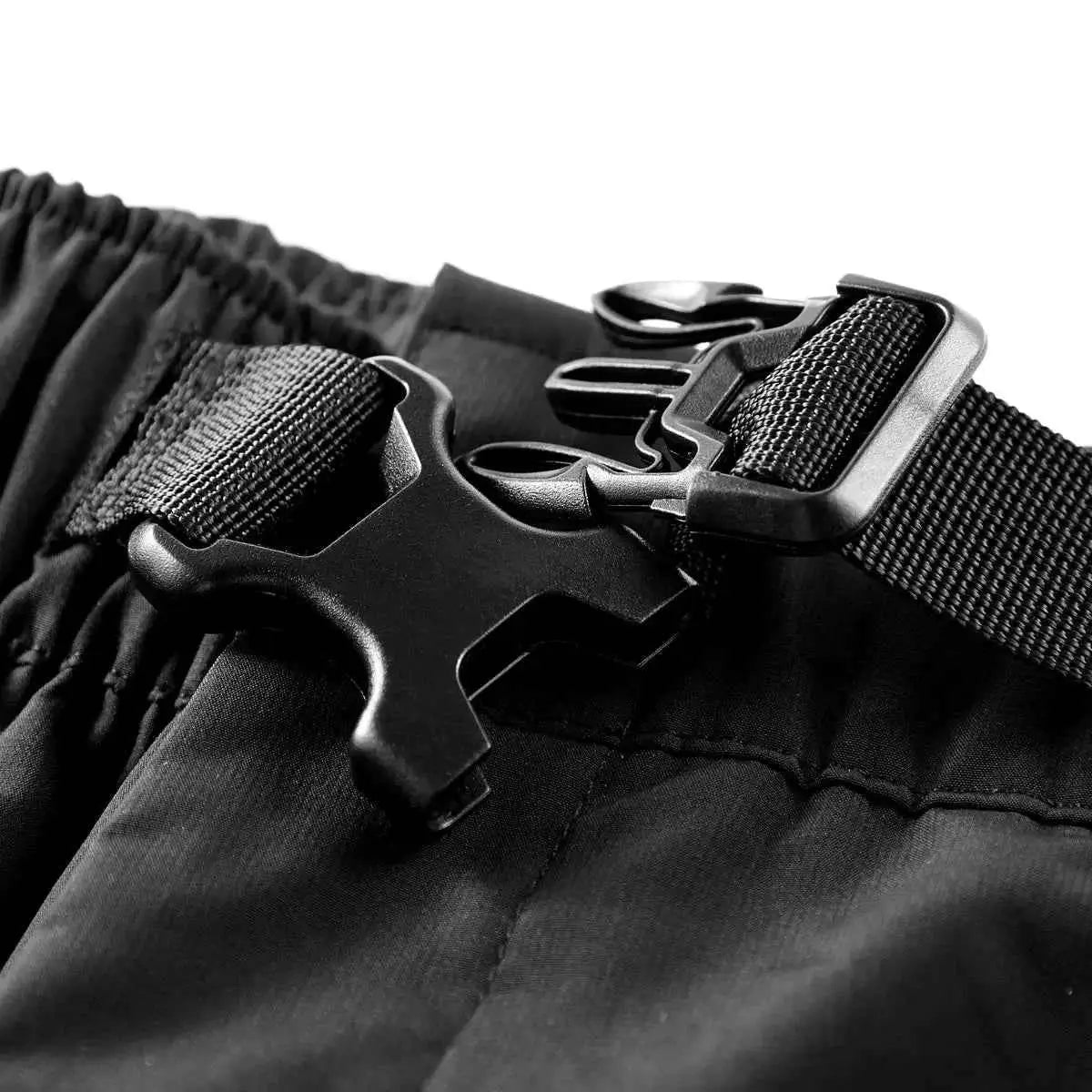 2022 Winter Thick Tactical Cargo Pants For Men With Multi Pockets Techwear Hip Hop Streetwear Black