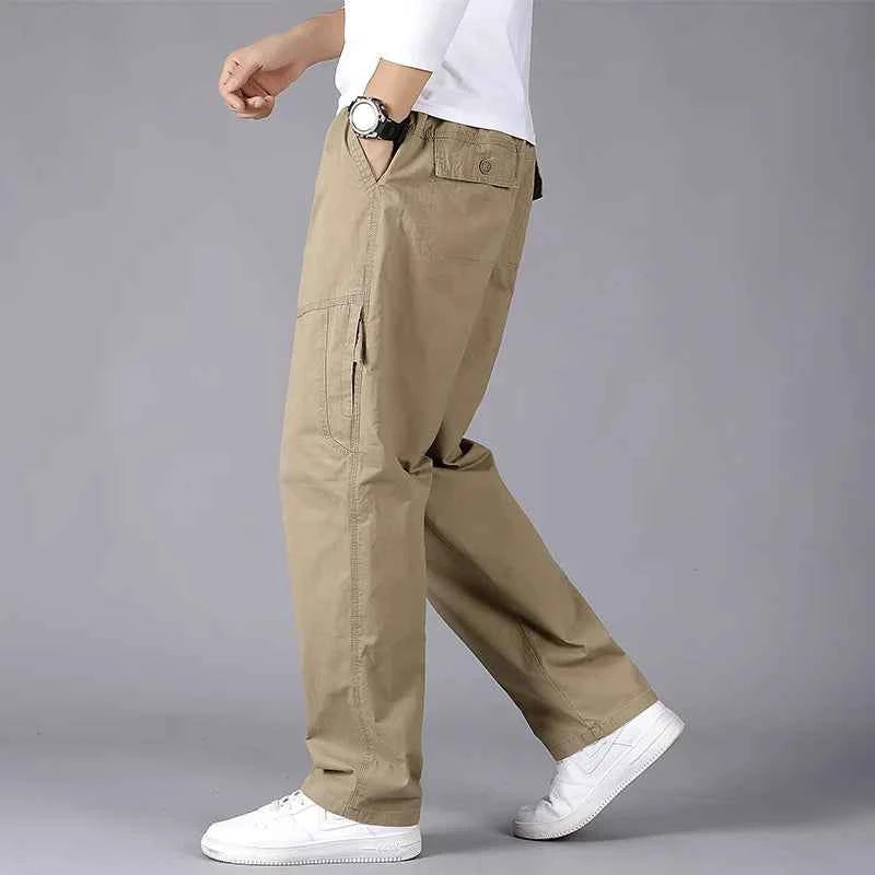 Mens 6XL Plus Size Cargo Pants Military Style Jogger Pants Trousers For Men Sports Pants 2022