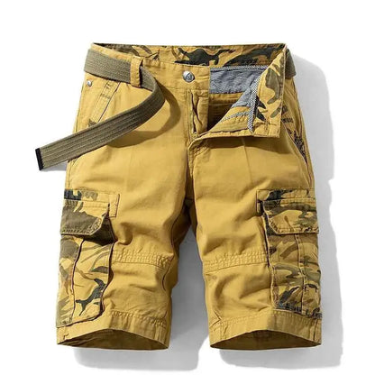 New Summer Men Cargo Camouflage Shorts Cotton Beach Multi Pocket Casual Jogger Shorts For Spring Dropshipping