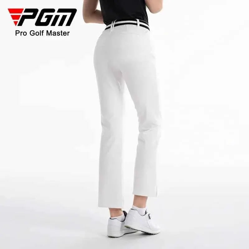 Golf Womens Quick Dry Pants KUZ176 High Elastic Flared Casual Long Trousers For Summer Spring