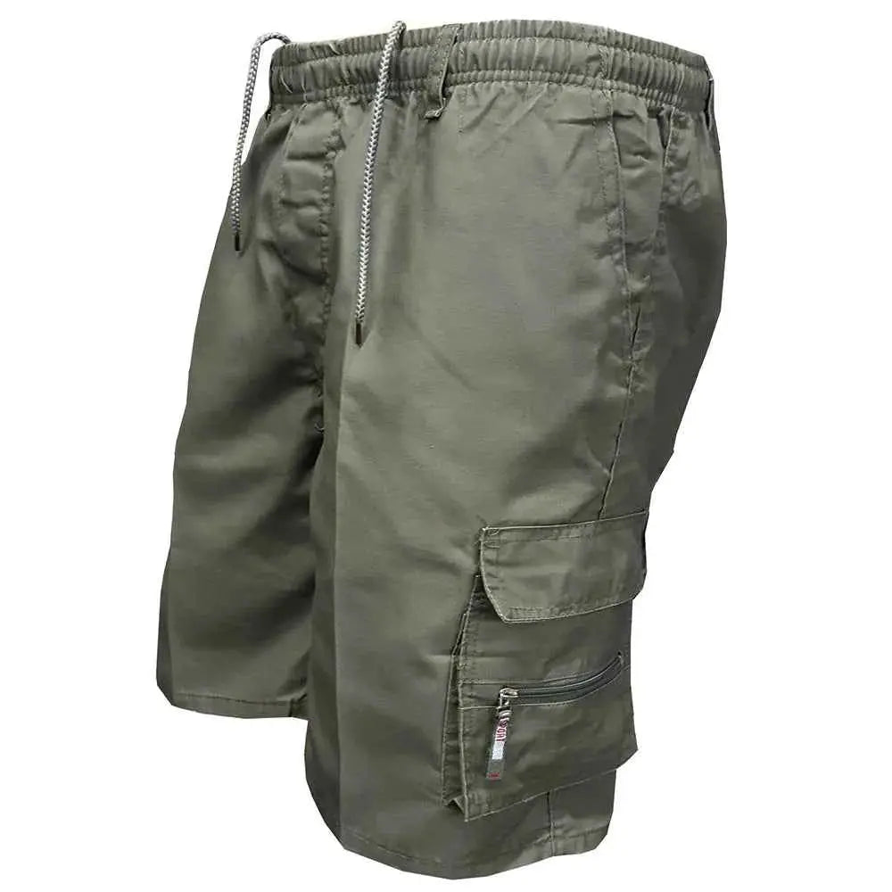 Mens Camouflage Cargo Shorts Loose Fit Knee Length Casual Outdoor Summer Shorts For Men