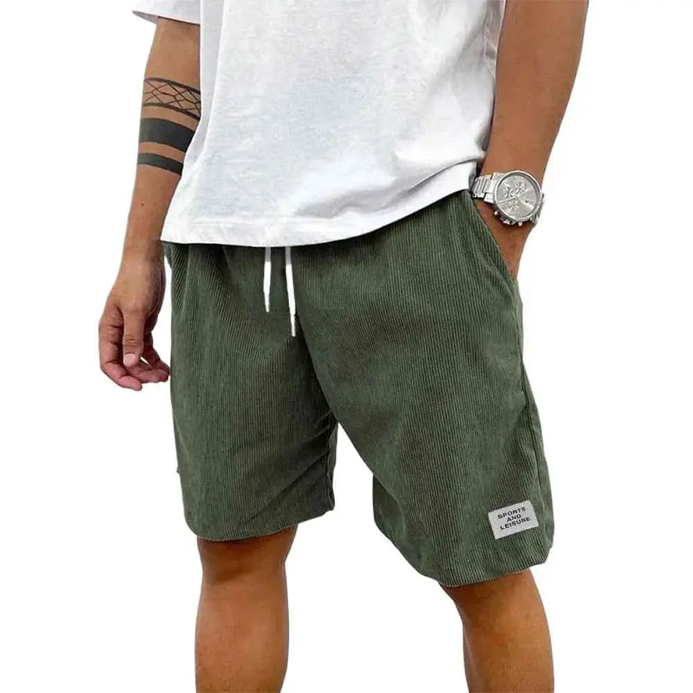Summer Men Lightweight Corduroy Sweatpants Casual Wear For Everyday Comfort TeenStylo
