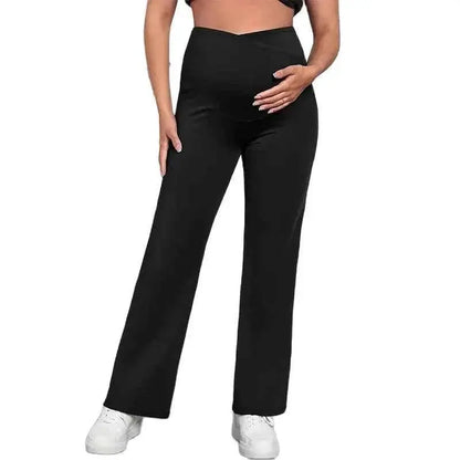 Sports Casual Maternity Pants For Pregnant Women Thin Belly Design Spring Autumn Breathable Pregnancy Trousers