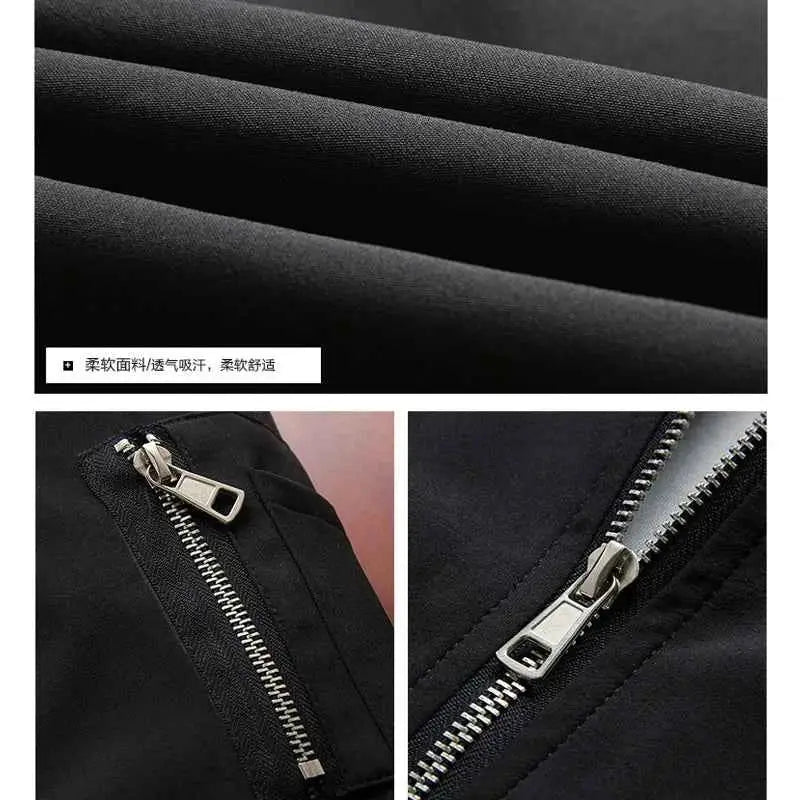 Mens Slim Fit Baseball Style Bomber Jacket Windbreaker With Zip Long Sleeve Outerwear Brand Clothing