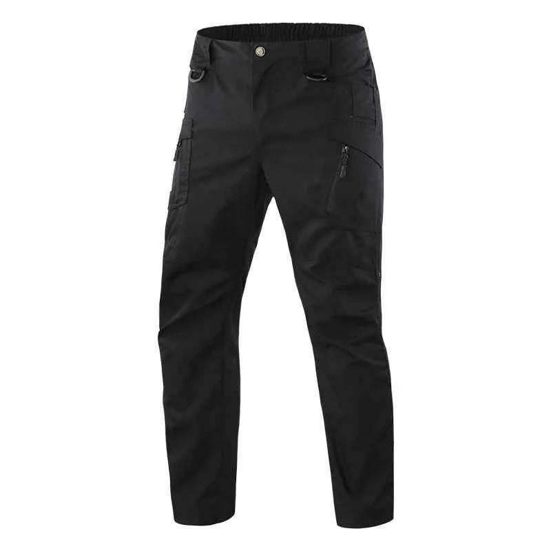Men City Cargo Pants With Multi Pocket Design Waterproof Wear Resistant Quick Dry Trousers For Casual Training