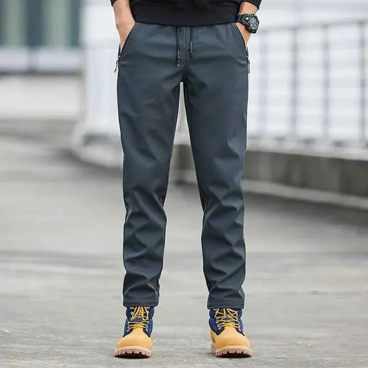Sweatpants For Men Bottom Waterproof Cargo Autumn Quick Dry Trousers Outdoor Trekking Camping Fishing Pants Big 5XL