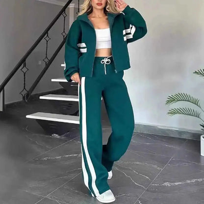 Women Hooded Tracksuit Two Piece Set Sweatshirt Hoodie And Pants Loungewear Outfit 2026