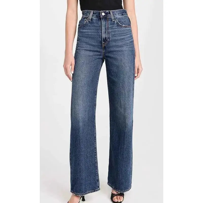 Women Loose High Waist Straight Leg Pants For Casual Everyday Wear By TeenStylo Comfortable Fit And Easy Movement