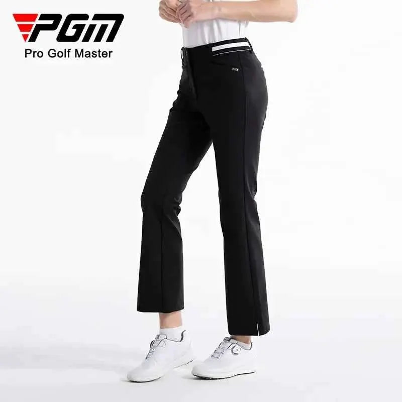 Golf Womens Quick Dry Pants KUZ176 High Elastic Flared Casual Long Trousers For Summer Spring
