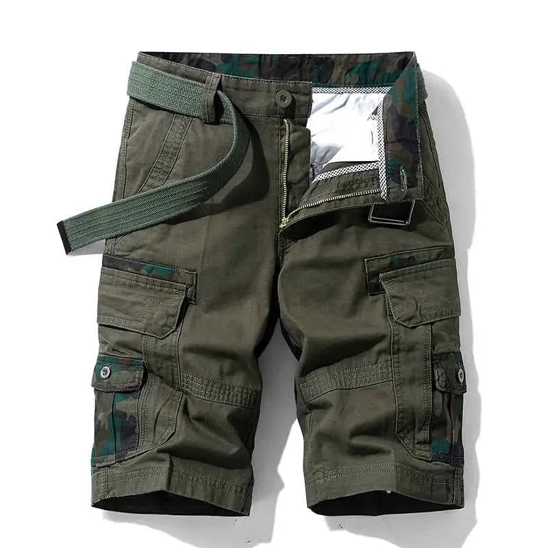 New Summer Men Cargo Camouflage Shorts Cotton Beach Multi Pocket Casual Jogger Shorts For Spring Dropshipping