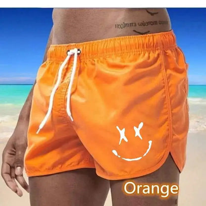 Summer Mens Quick Dry Swim Trunks Board Shorts With Pockets Drawstring Beach Surfing Bathing Suit Breathable