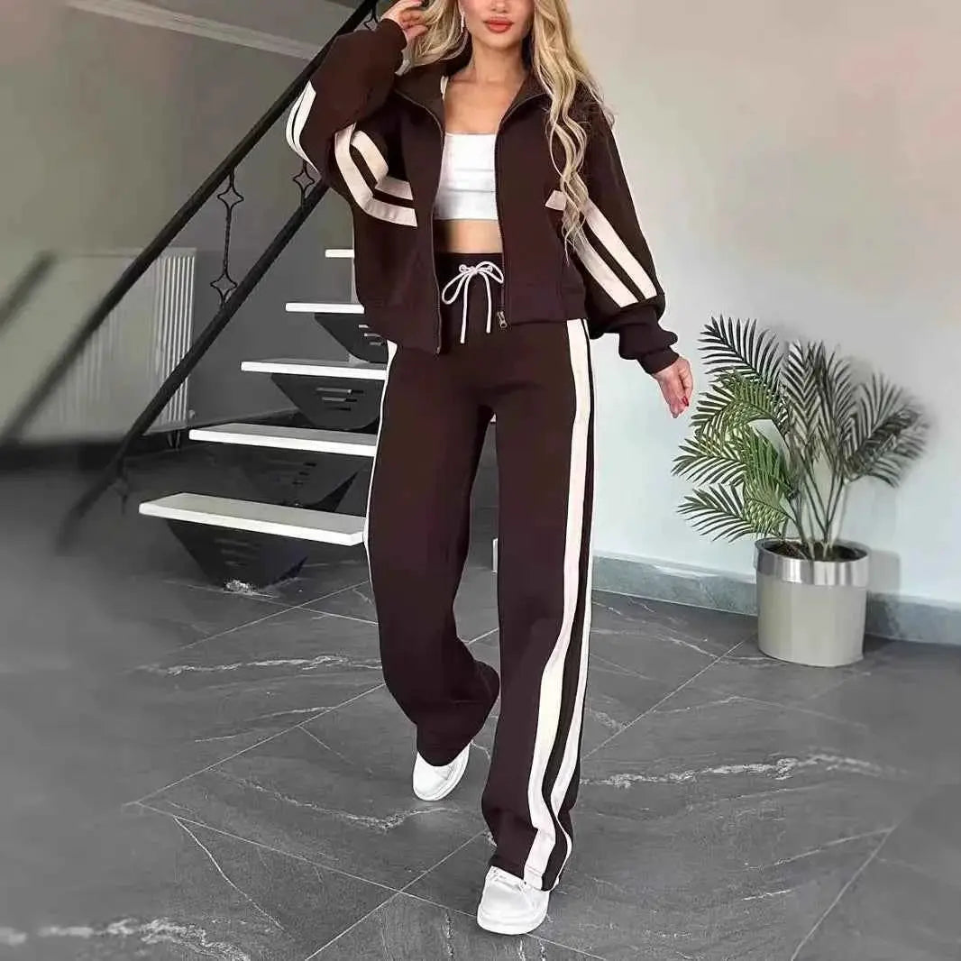 Women Hooded Tracksuit Two Piece Set Sweatshirt Hoodie And Pants Loungewear Outfit 2026